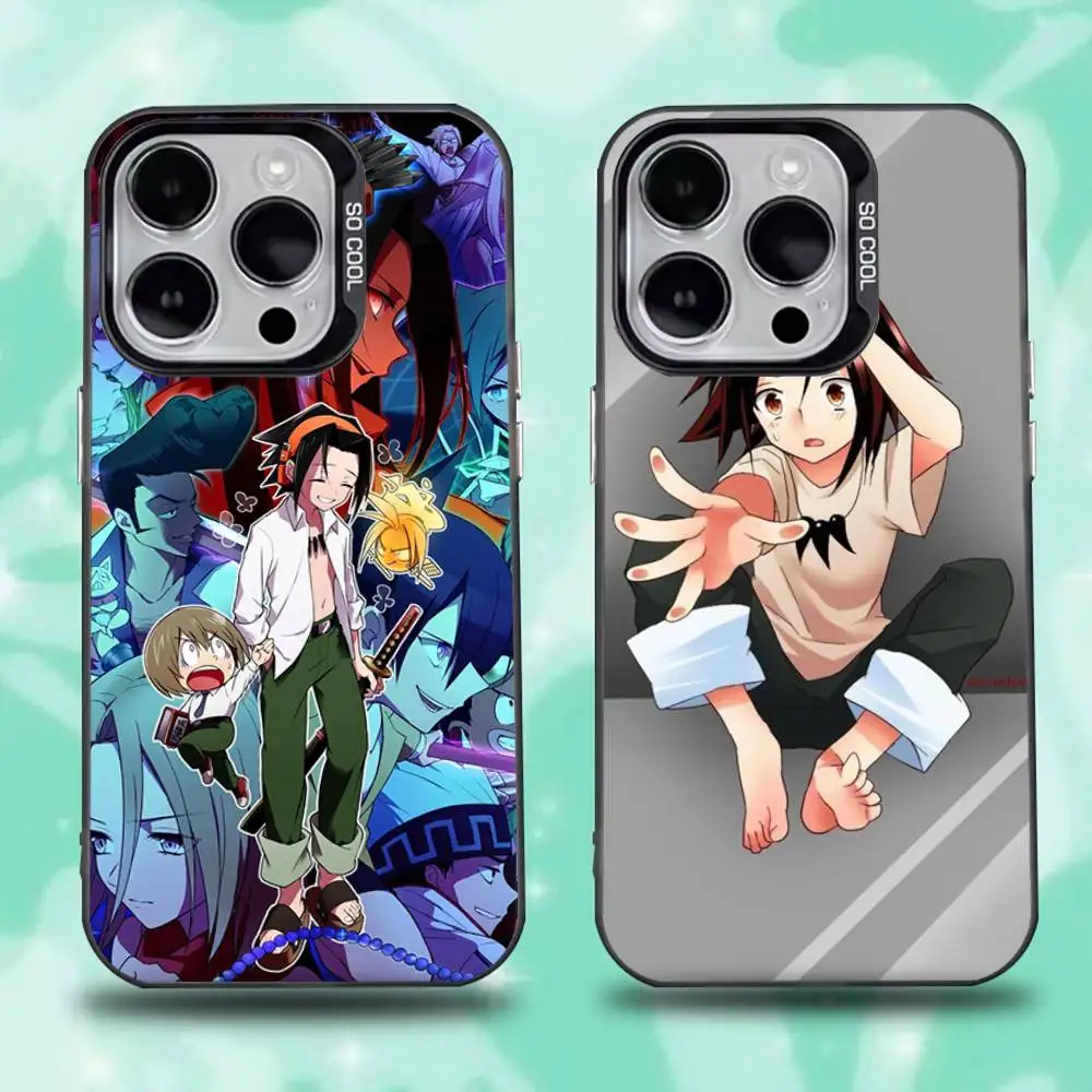 

Anime ShamanS K-King Phone Case For iPhone 16,15,14,13,12,11,Mini,Pro,E,SE4,XS,MAX Black Candy Matte Cover