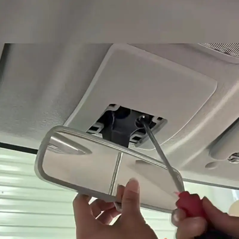 D5BE Interior Mirror Adjustment Bracket for JB74 2019-2026 Models with Ball Post and Smooth, Even Plastic Surfaces