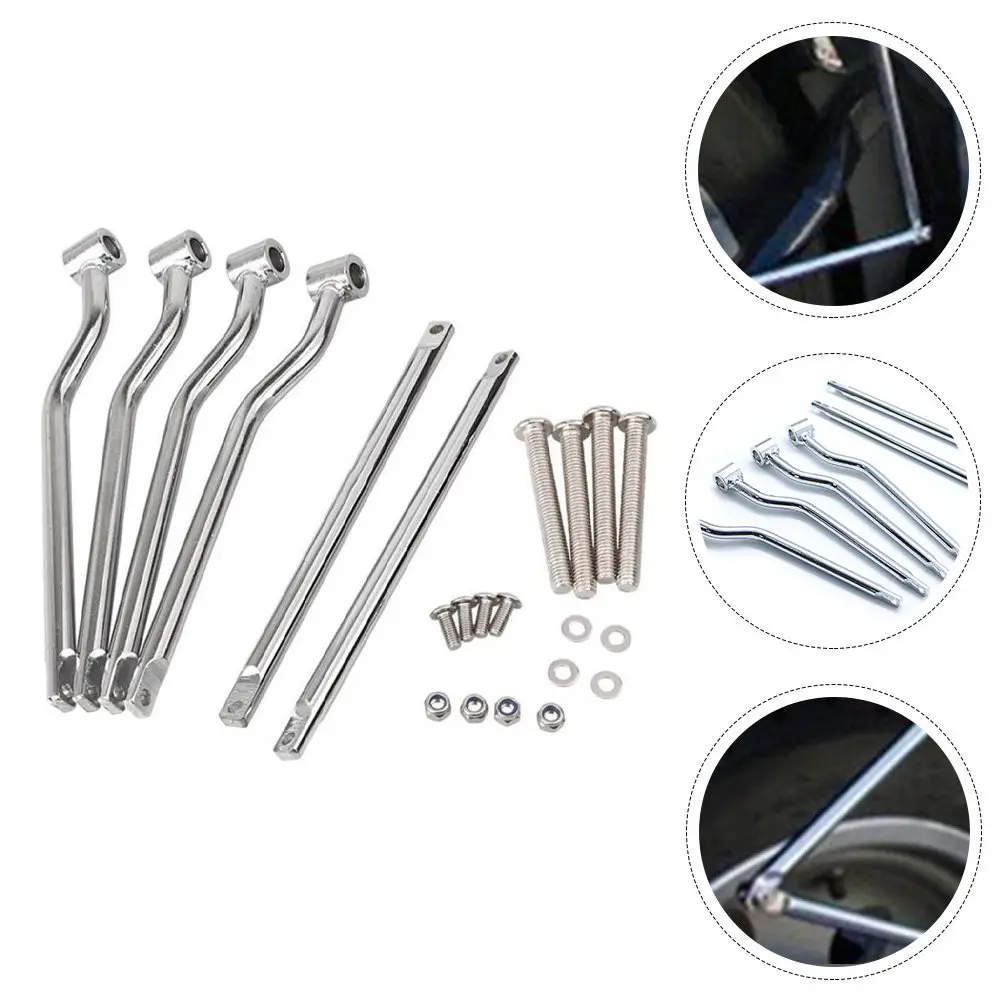

1Set Saddle Bag Iron Bracket Universal Motorcycle Bag Rack Designed for Convenience Exquisite Workmanship Long Distance Travel