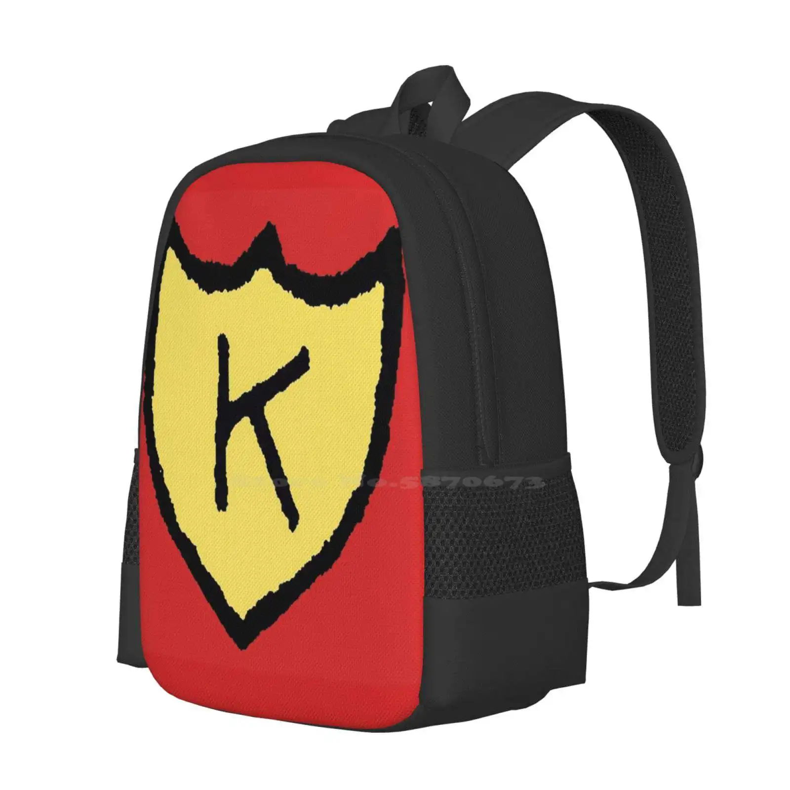 K Pattern Design Laptop Travel School Bags K Records Beat Happening Calvin Johnson