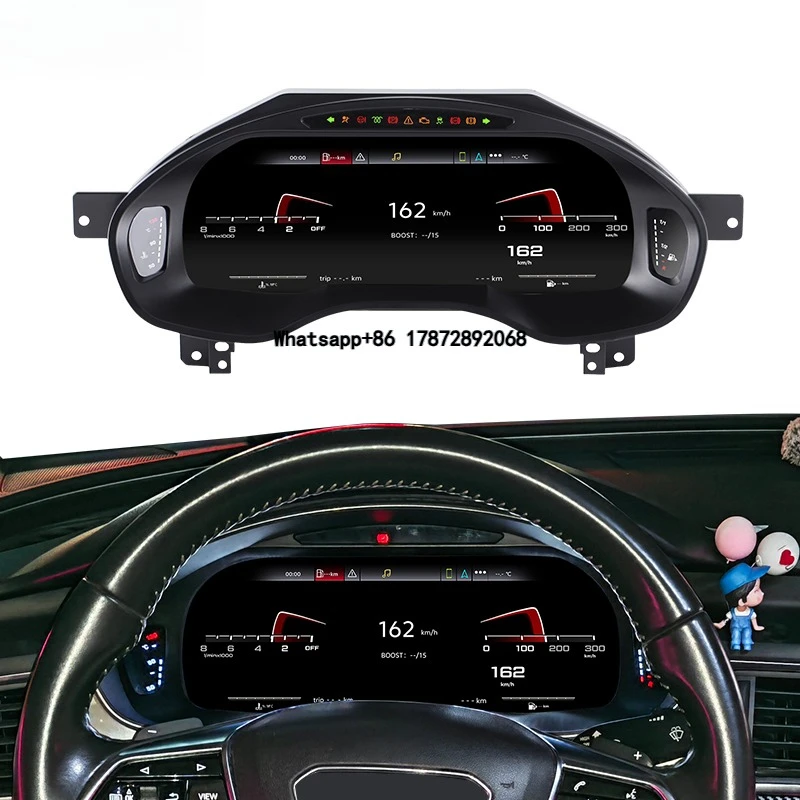 

12.3 Inch Linux Dashboard LCD Digital Cluster Speedometer Panel for A6