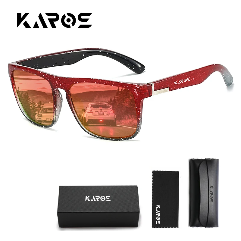

KAROS Anti-Glare Polarized Sports Glasses UV400 Protection for Men And Women Cycling Hiking Eyewear with Box YZ2020