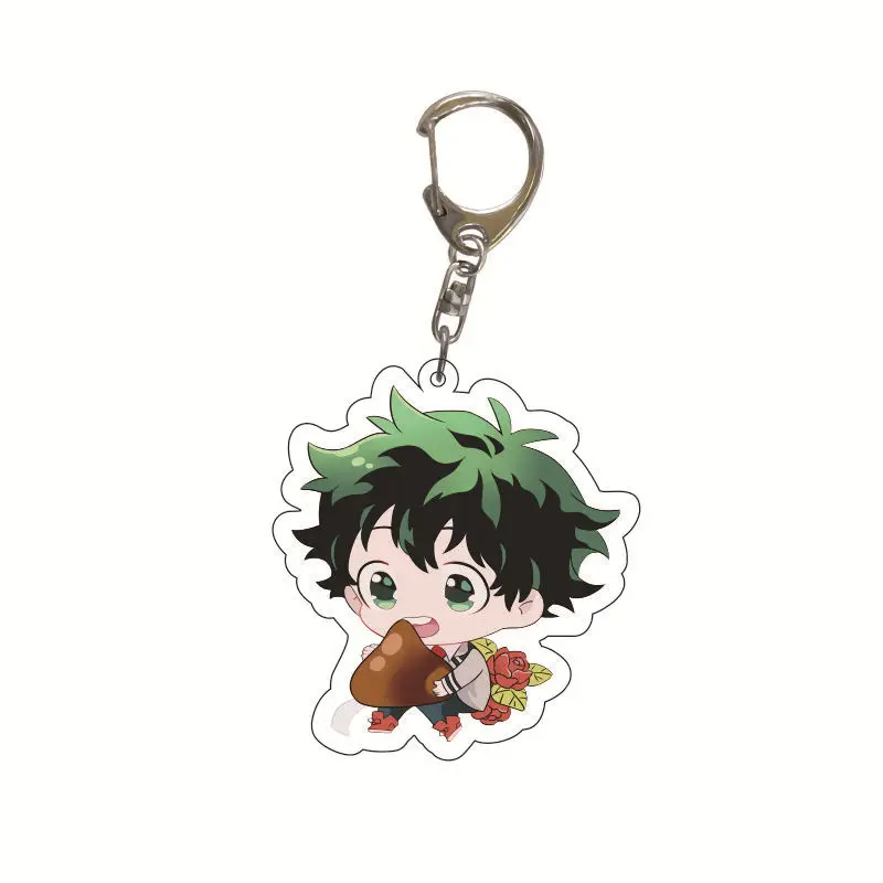 Anime Boku no hero academia Midoriya Izuku All·Might Bakugou Katsuki Cosplay Keychain Accessories Cartoon Pendant Gift