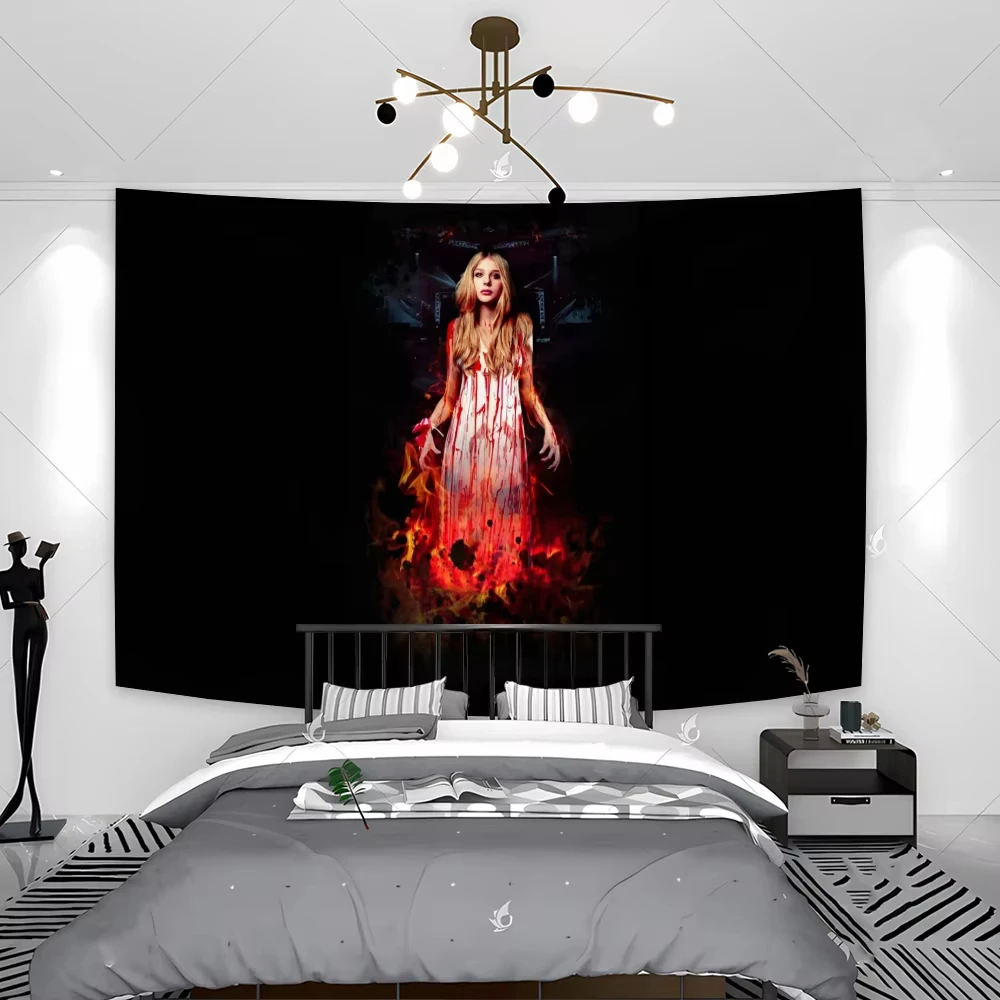 Suicideboys Wall Tapestry Black White Art Print Gothic Hip Hop Decor For Bedroom Living Room Music Fan Gift Alternative Style