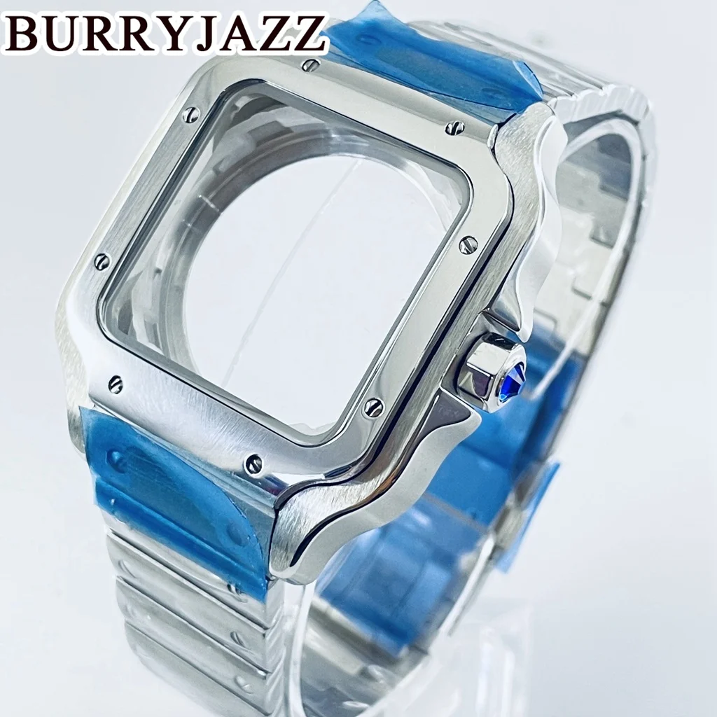 burryjazz-cassa-per-orologio-quadrata-38mm-per-movimenti-nh35-nh36-set-di-custodie-automatiche-orologio-in-acciaio-316l-parti-di-riparazione-e-modifica-orologio