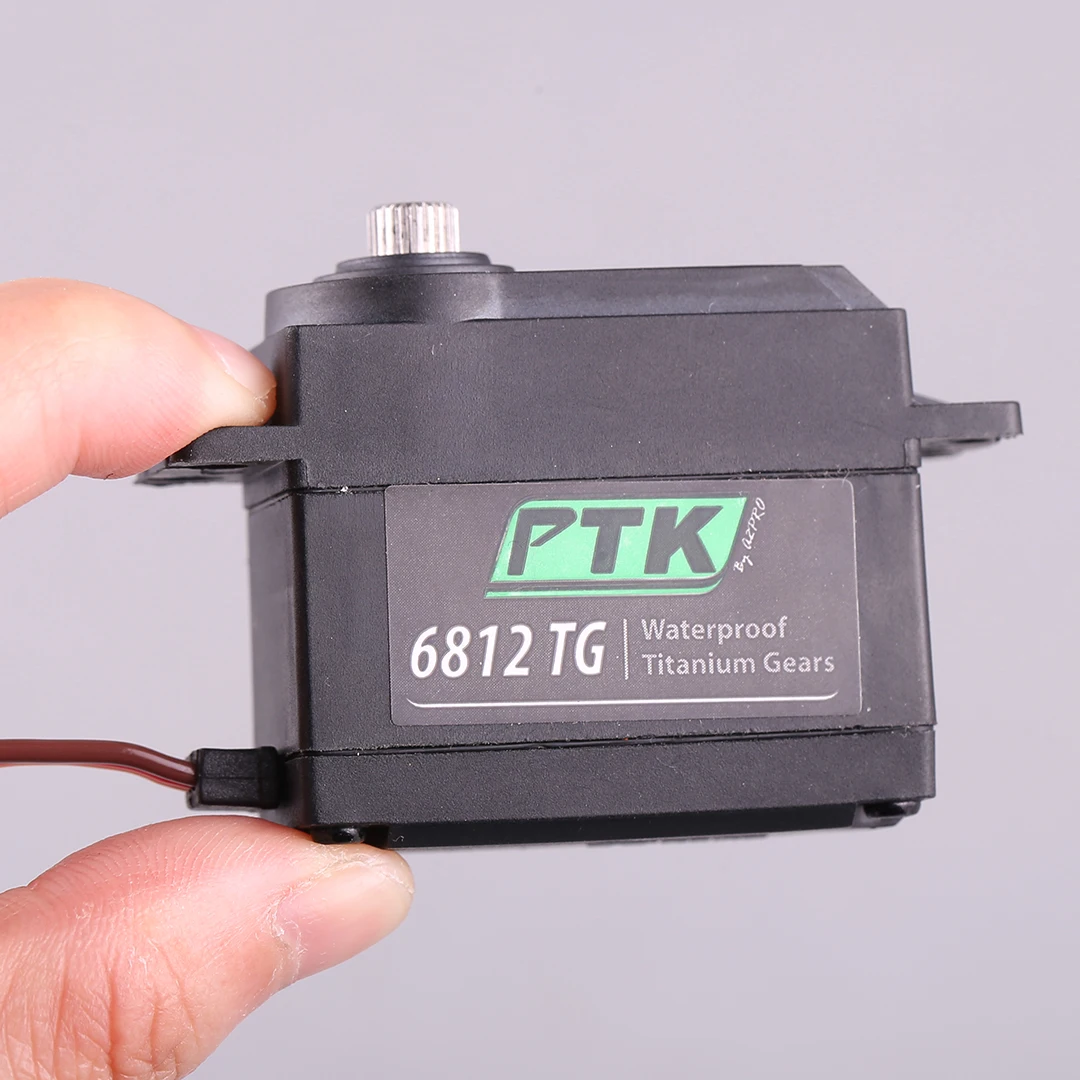 Servo Digital PTK 6812TG 13.8KG / 0.11sec à Prova d'Água para Modelos de Carros RC, Modelos de Navios e Aeronaves de Asa Fixa