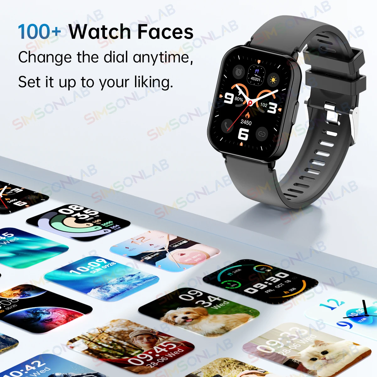 الإصدار العالمي لساعة Xiaomi Watch 5 Lite للرجال والنساء عرض 100+ وضع رياضي 1.83 لمسة كاملة بلوتوث مكالمة مقاومة للماء ساعة ذكية