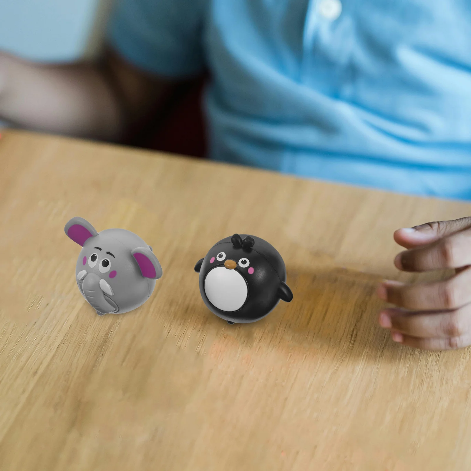 4개 미니 동물 풀백 자동차 귀여운 만화 디자인 어린이 유아용 파티 선물 가방 충전물 피니아타