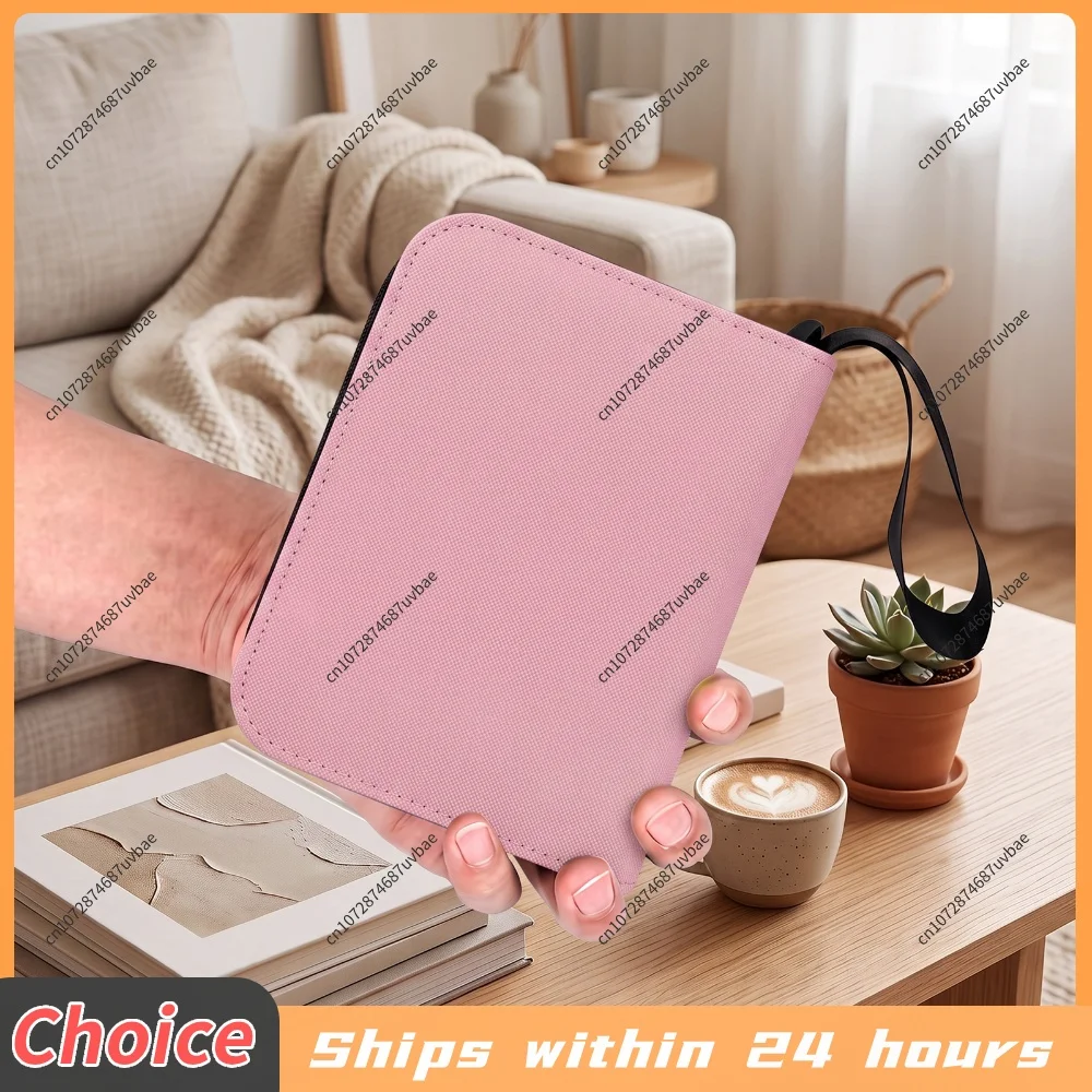 PU Leather 40 Pocket Trading Card Binder Diamond Texture Zipper Album Acid-Free Portable Photocard Holder