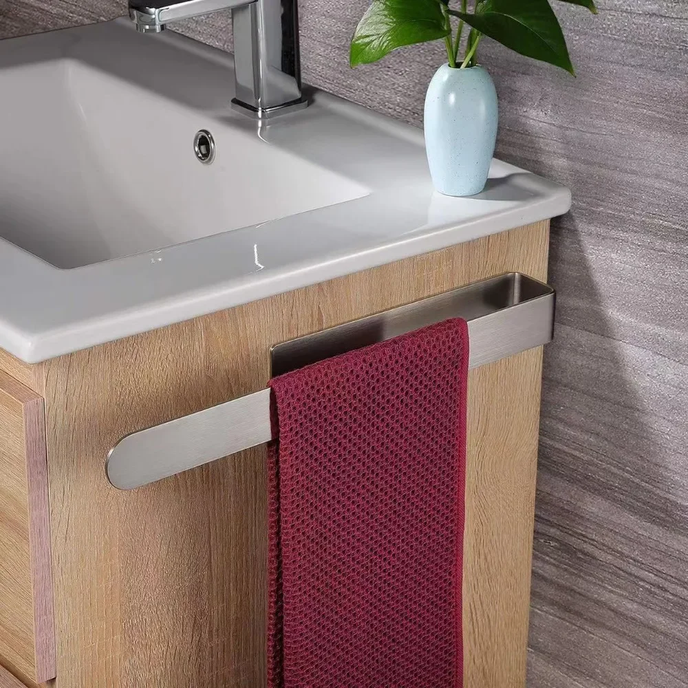 Non-punched Towel Rack Bathroom Rack Self-adhesive Bathroom Household Items Kitchen Towel Hand Towel Rack