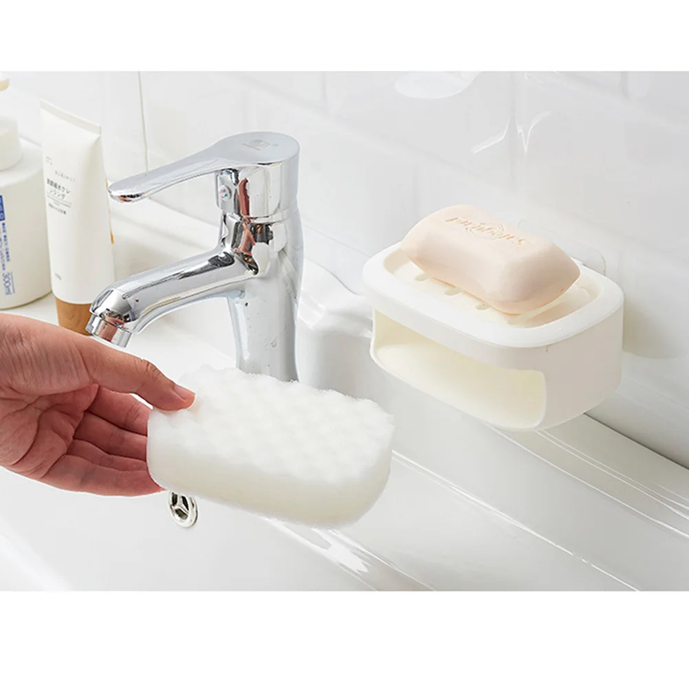 

Modern Double Layer Soap Box Waterproof Soap Holder Portable Soap Case Bathroom Soap Dish Travel Use