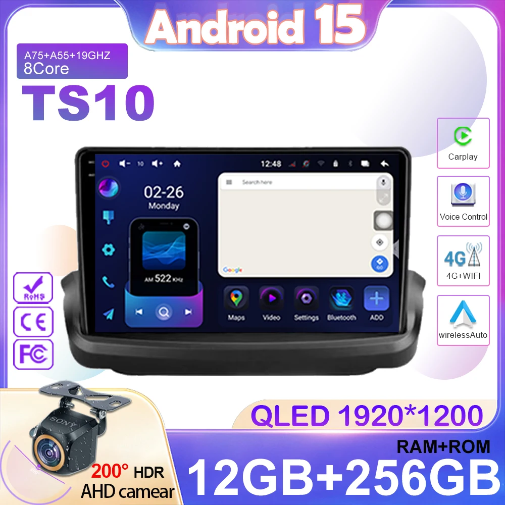 Android 15 Radio del coche para Hyundai Rohens Coupe Genesis Coupe 2009 - 2012 navegación GPS reproductor Multimedia vídeo estéreo Carplay BT