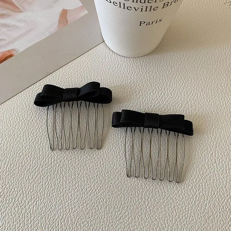 Modische Süße Ballett-Schleife Haarkamm Französische Haarspange Mädchen-Haarklammern Seitliche Haarnadeln Weibliche Haarstyling-Accessoires – Detail 9