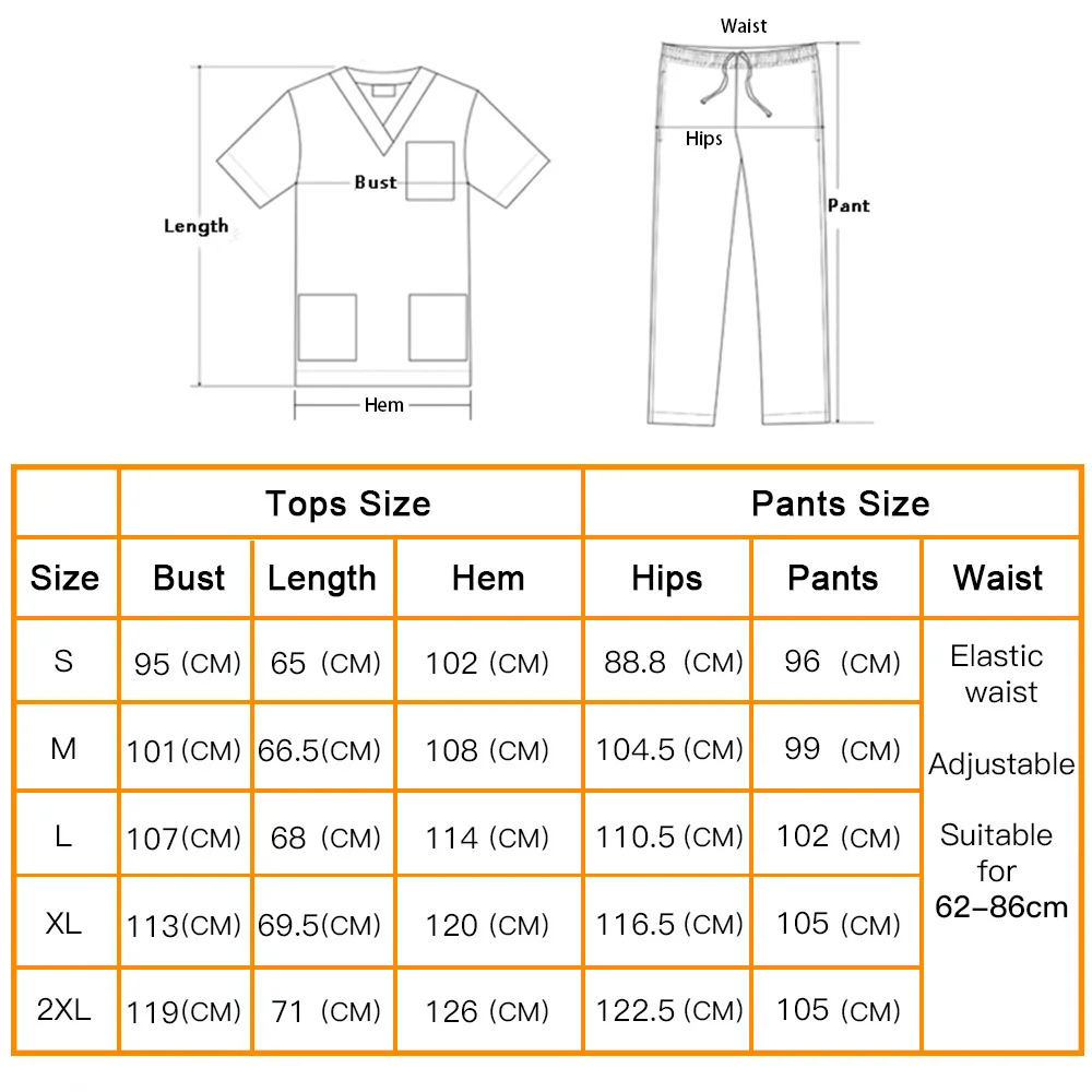 Pet Clinic Nurse Work Clothes Scrubs Women Uniforms Beautician Lab Scrubs Set Spa Uniforms High-quality Scrubs Top+jogging Pants