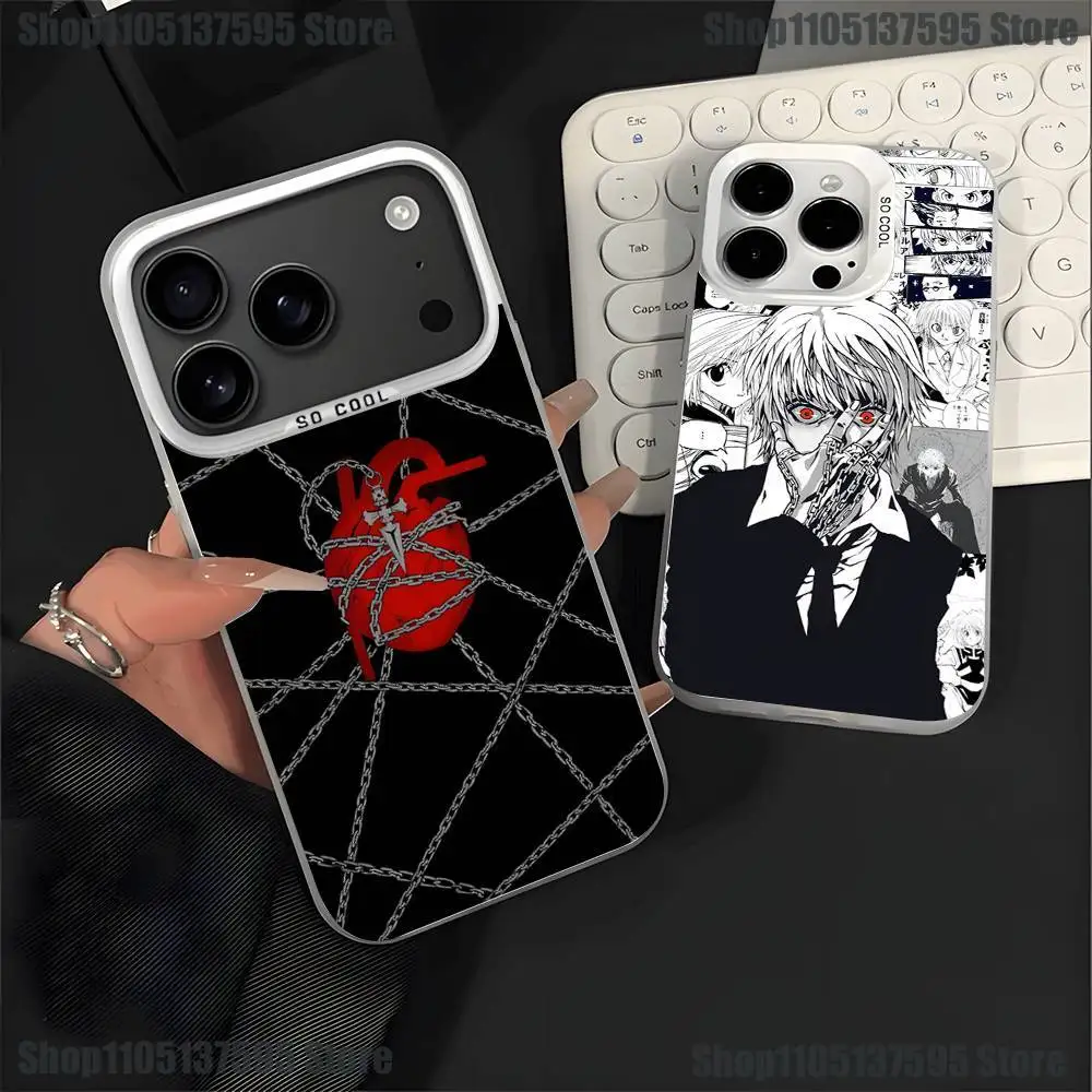 

Hunter X Hunter Anime Kurapika Phone Case For iPhone 17,16,15,14,13,12,11,Pro,XS,Max,Plus,Mini White Matte Shockproof Cover