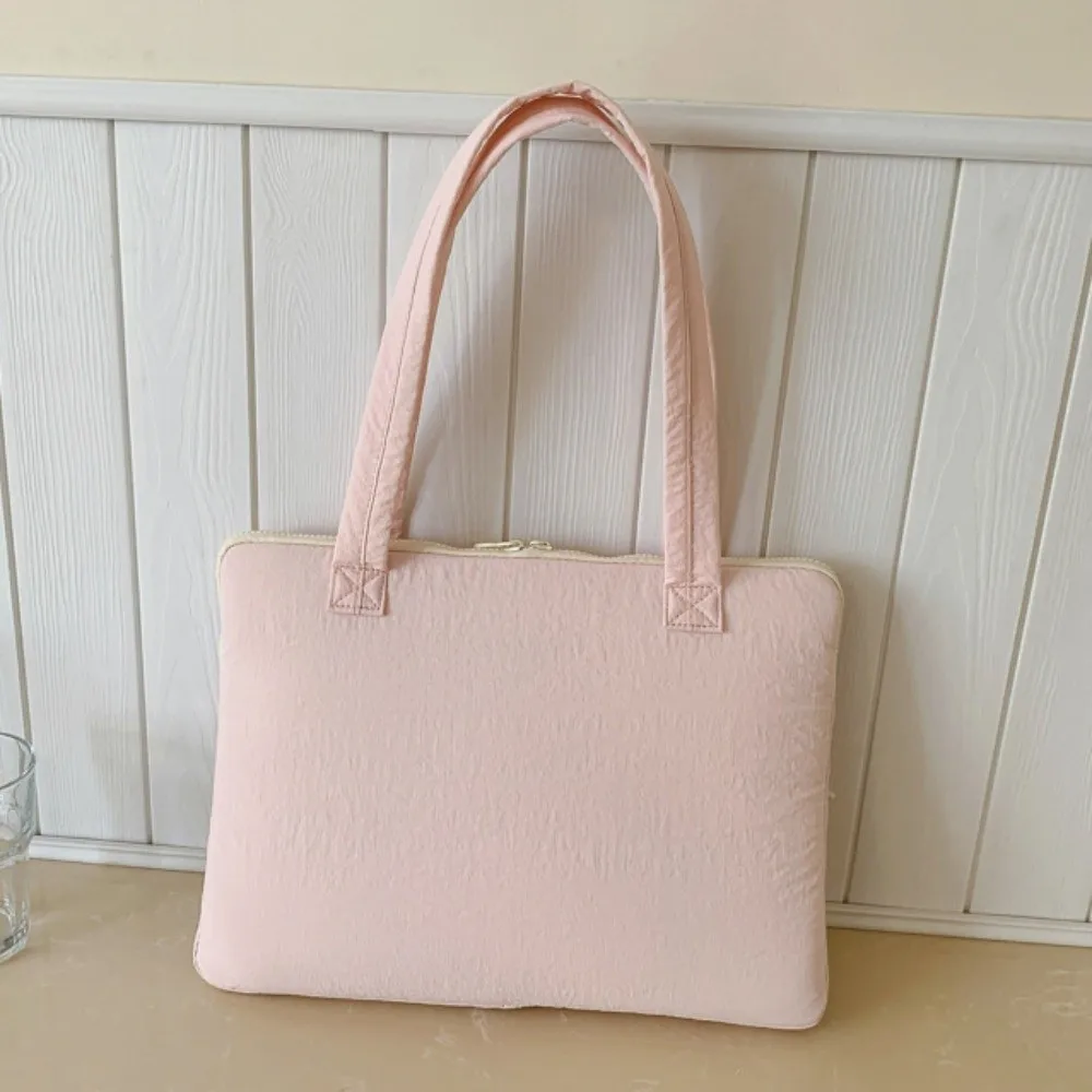 

Bowknot Laptop Sleeve Cover Bag Portable Soft Case Computer Protective Case Lightweight Shockproof Notebook Sleeve Pouch