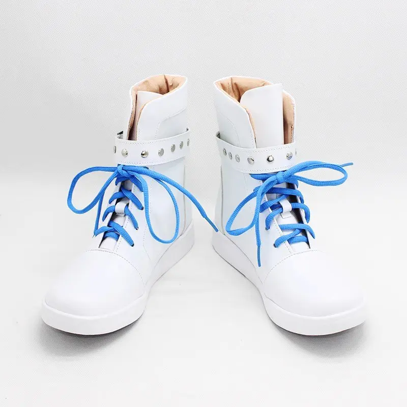 PJSK-Game Cosplay Boots para Mulheres, Shirishi An Shoes, Vivid Dancing Boots, SQUAD Costumes, PU, Halloween, Carnaval, Festa, Natal, Personalizar