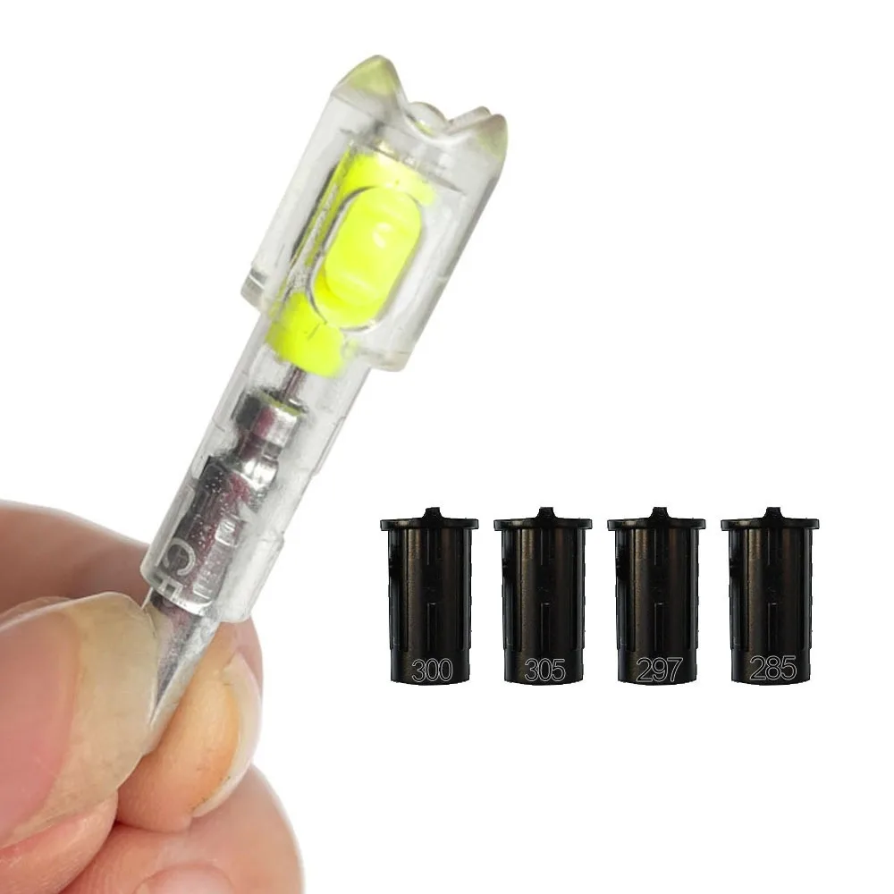 

ID6,4 мм наконечник для охотничьих светодиодных наконечников со стрелкой высокой видимости и втулками .285 дюйма/.297 дюйма/.300 дюйма/.305 дюйма. ВКЛ/ВЫКЛ.