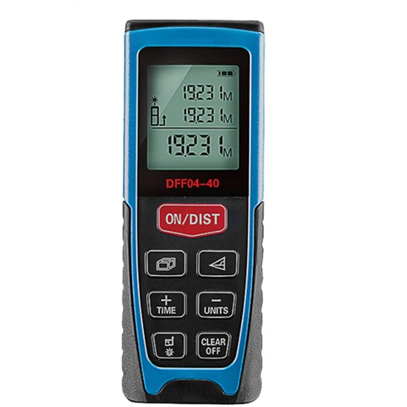 مكتشف المدى، أداة القياس، مقياس المسافة المسطرة الإلكترونية المربعة، أداة القياس