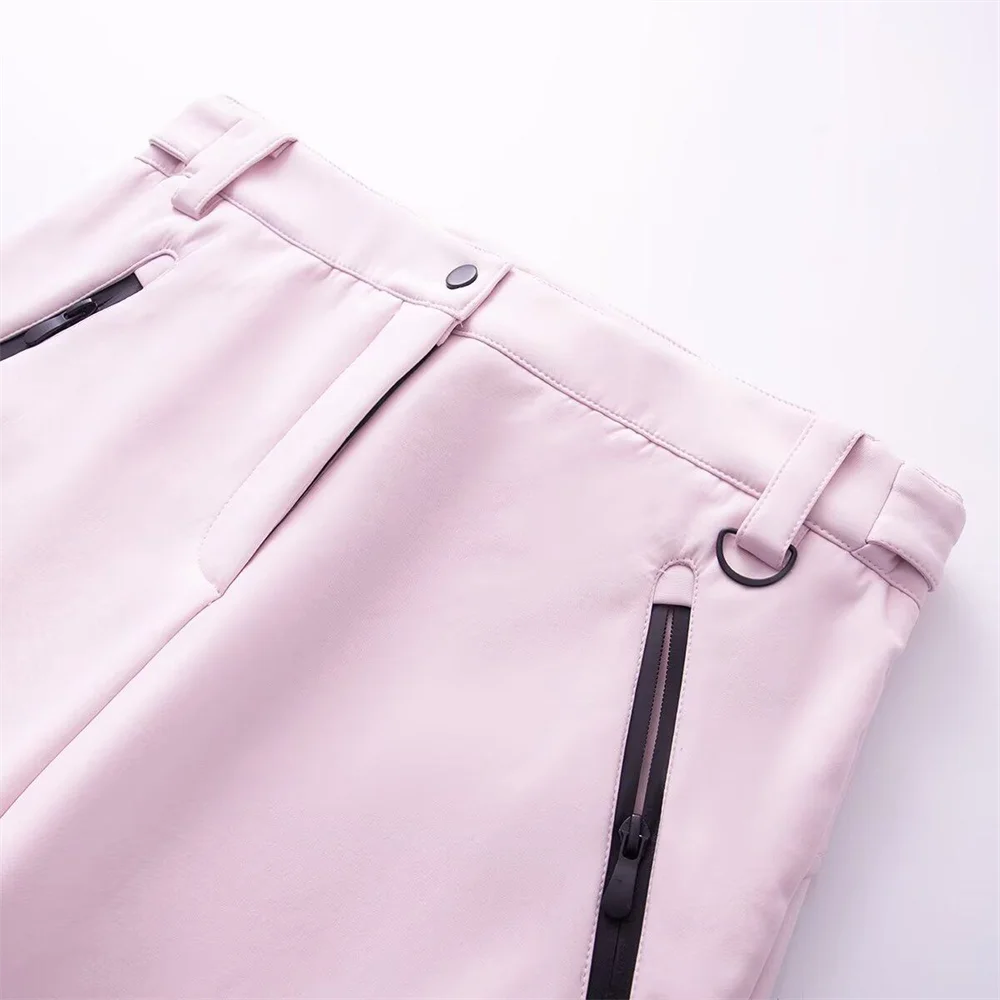 2022 Winter Nieuw Product Dames Lange mouwen Opstaande kraag Katoenen jas met capuchon Winddicht en waterdicht Bell-bottom-broek