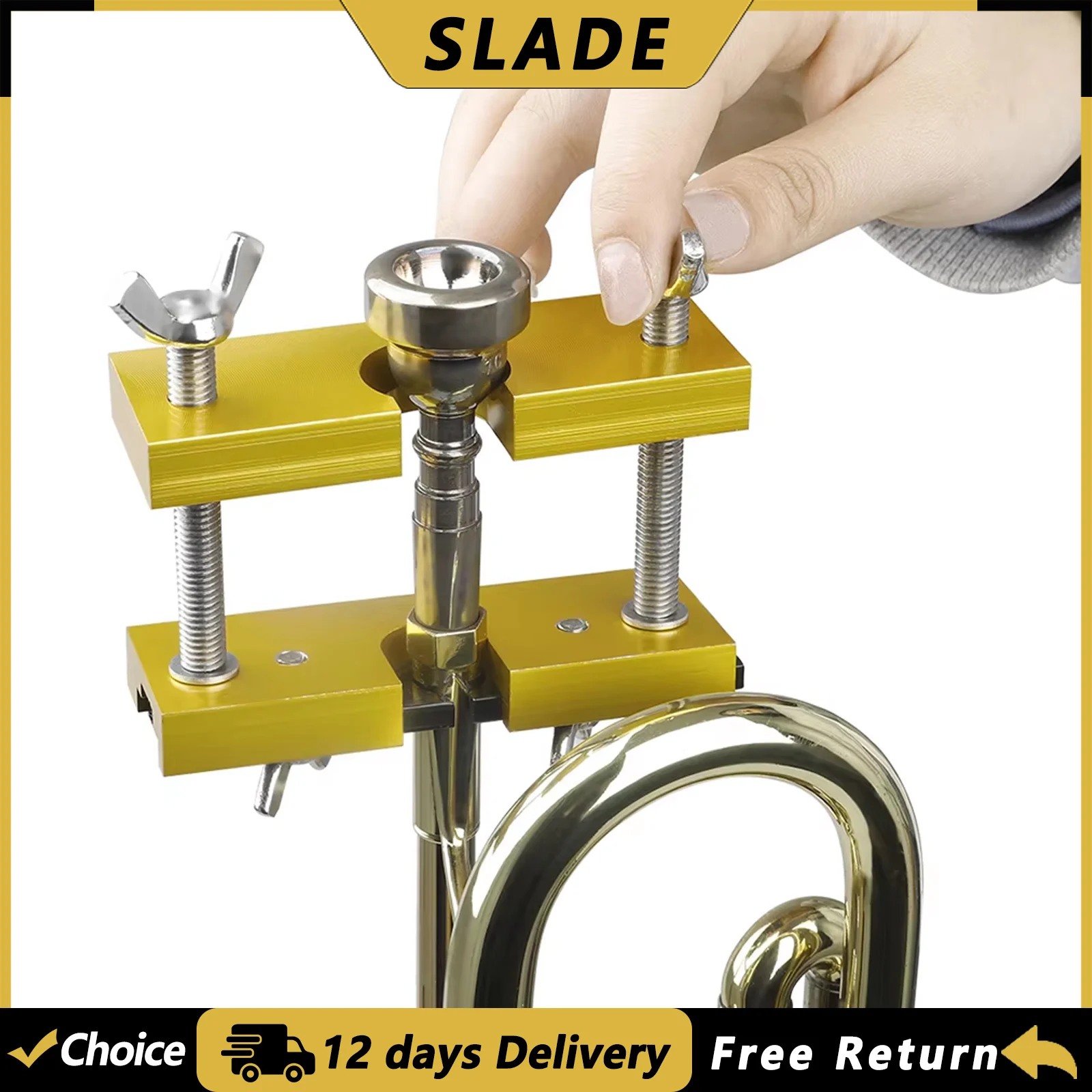 SLADE Trumpet Mouthpiece Puller Trombone Trumpet Horn Euphonium Mouthpiece Remover Extractor Tools Brass Instrument Accessories