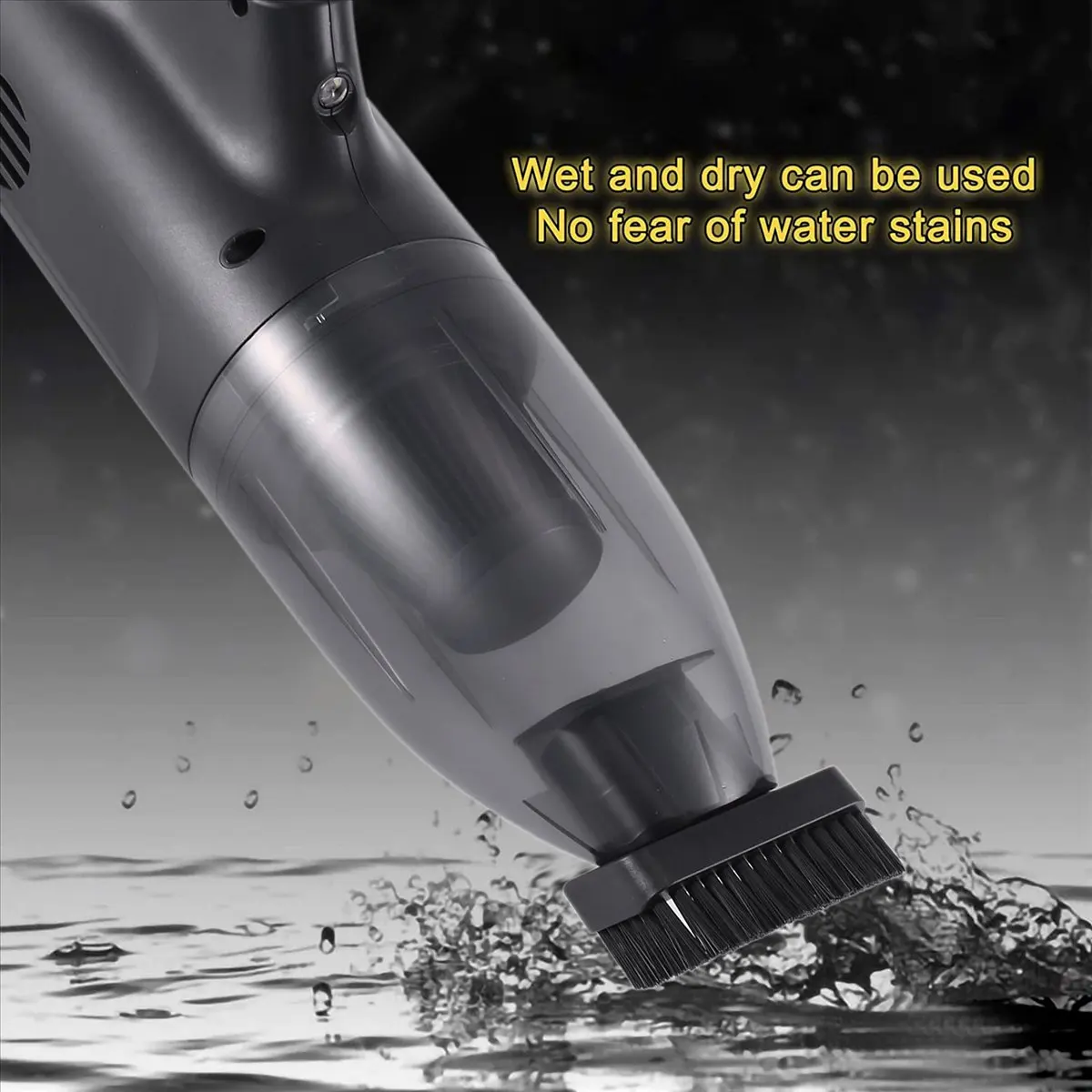 

goodok Hand Vacuuming Cordless Rechargeable-10K PA Strong Suction Car Vacuum Cordless Rechargeable Black US Plug
