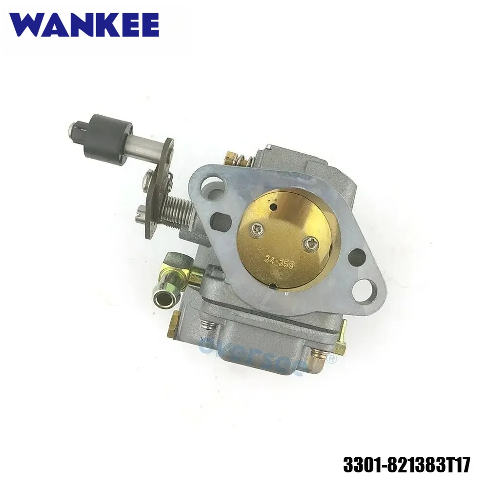 Carburetor 821383T17 For Mercury Mercruiser Quicksilver 30HP 40HP 2-Stroke Outboard Engine 3301-821383T17