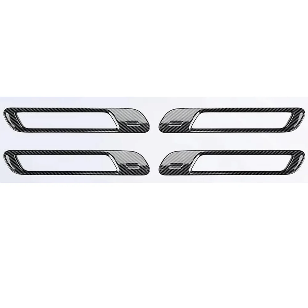 For BMW for 7 Series I7 Car Door Handle Cover Vehicle Upgrade Robust ABS Plastic Sleek Design Long-lasting Performance