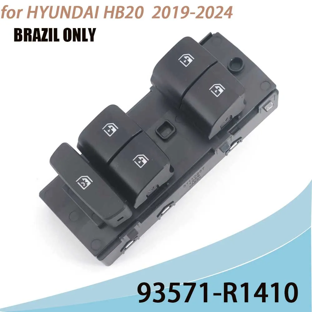 

93571-R1410 for Hyundai HB20 2019 2020 2021 2022 2023 2024 Electric Power Window Switch Lifter Control Button Car Accessories