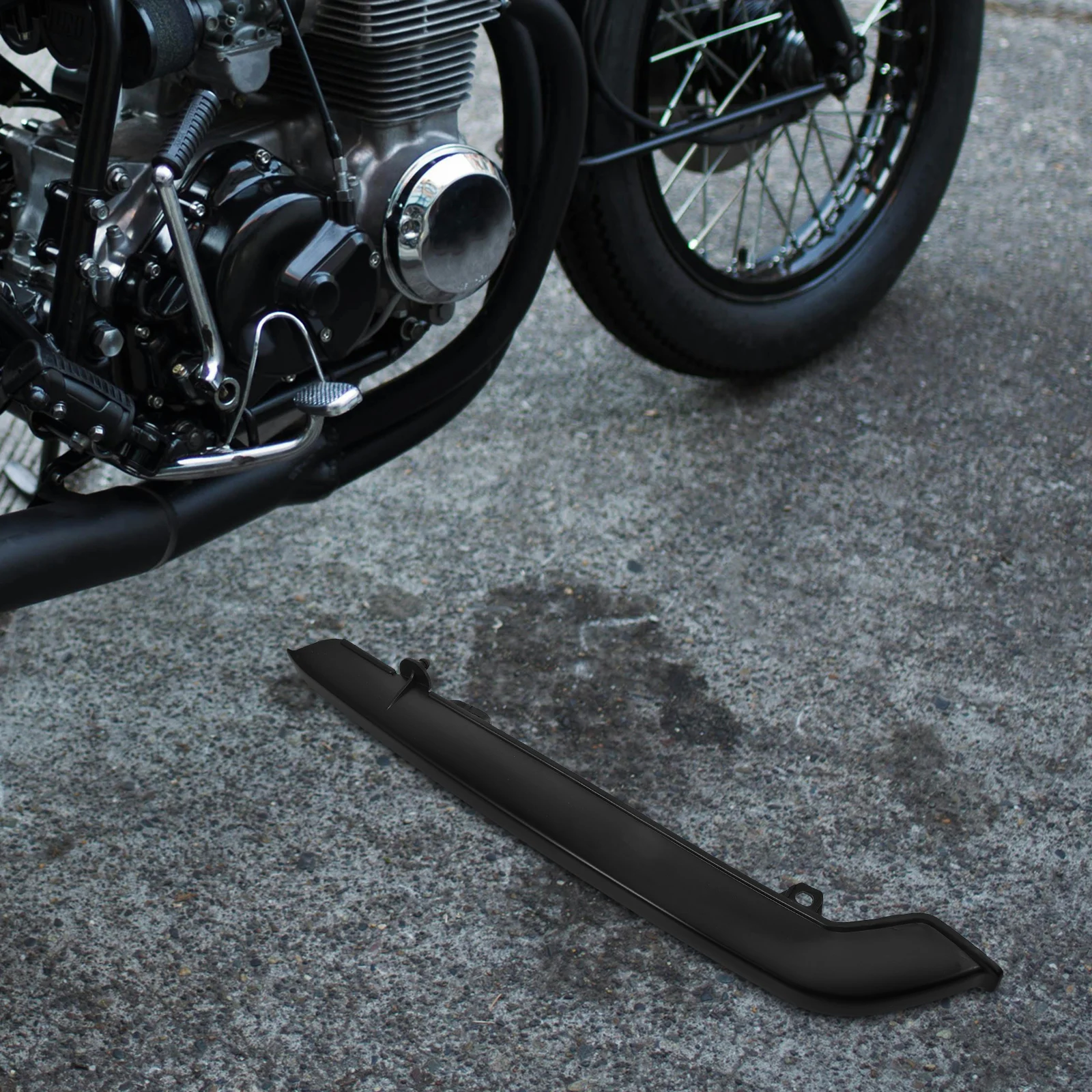 

Motorcycle Chain Guards Chain Protector Sturdy Iron Easy Installation Rear Guide Slider Pit Bike Sprocket Shield Cover