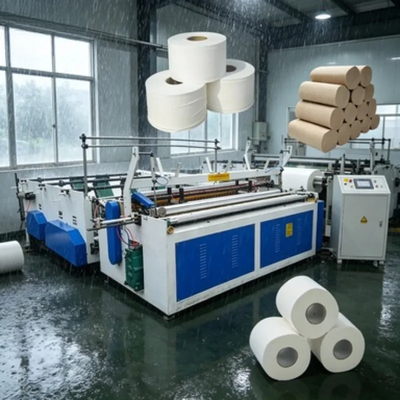 Toilet Paper Production Machine Tissue Making Equipment Roll Making Machine 2100mm Width Commercial Plant Equipment