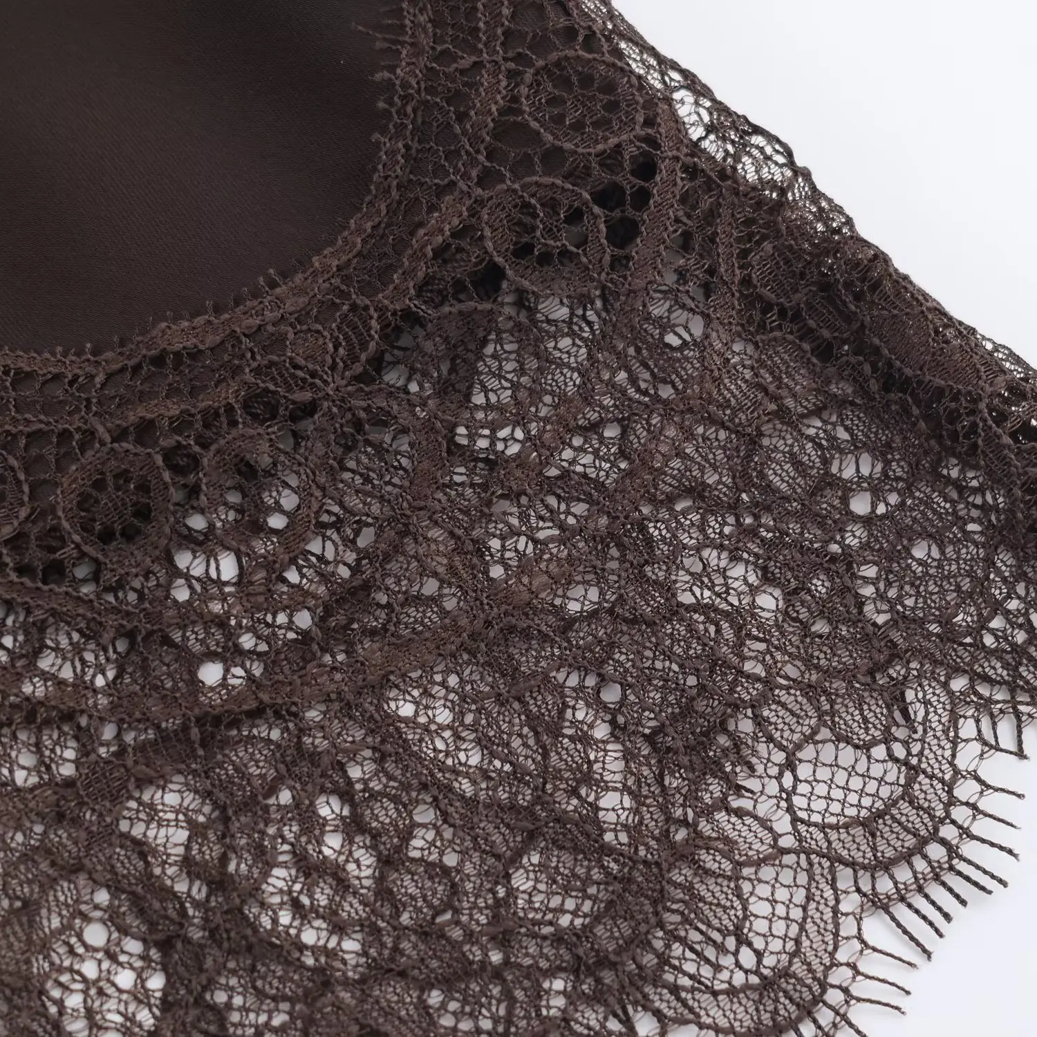 Frauen Elegante Luxus Satin Spitze Braun Schwarz Rock Lange Gerade Rock 2025, Neue Frühling Herbst Mode Party Mujer Rock