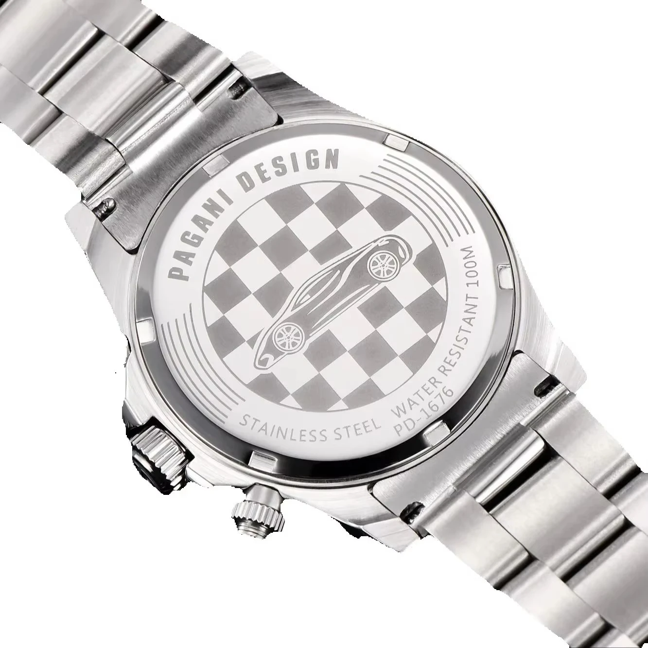 PAGANI DESIGN 2026 New Men's Quartz Watch Stainless Steel Sapphire Glass 100M Water Resistance Japanese TMI VK63 Movement PD1676