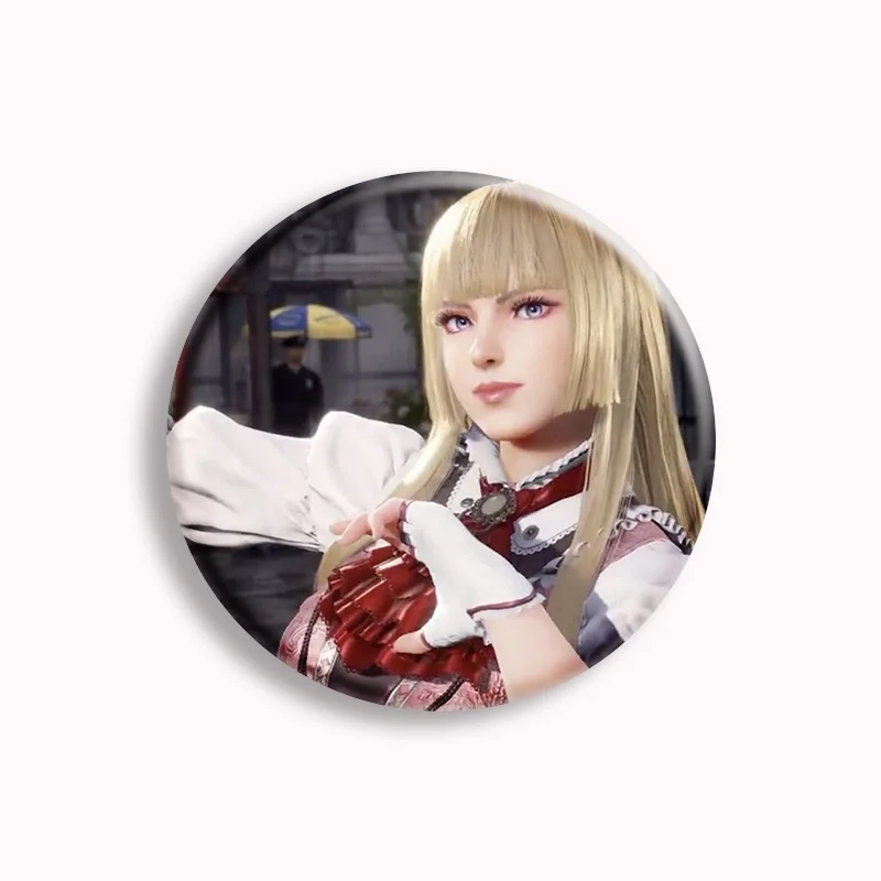 Afbeelding 6: Hot Game Tekken 8 Karakter Anime Zachte Knop Pin Vintage Vechtspel Broche Badge Tas Decor Accessoires Kinderen Kind Geschenken