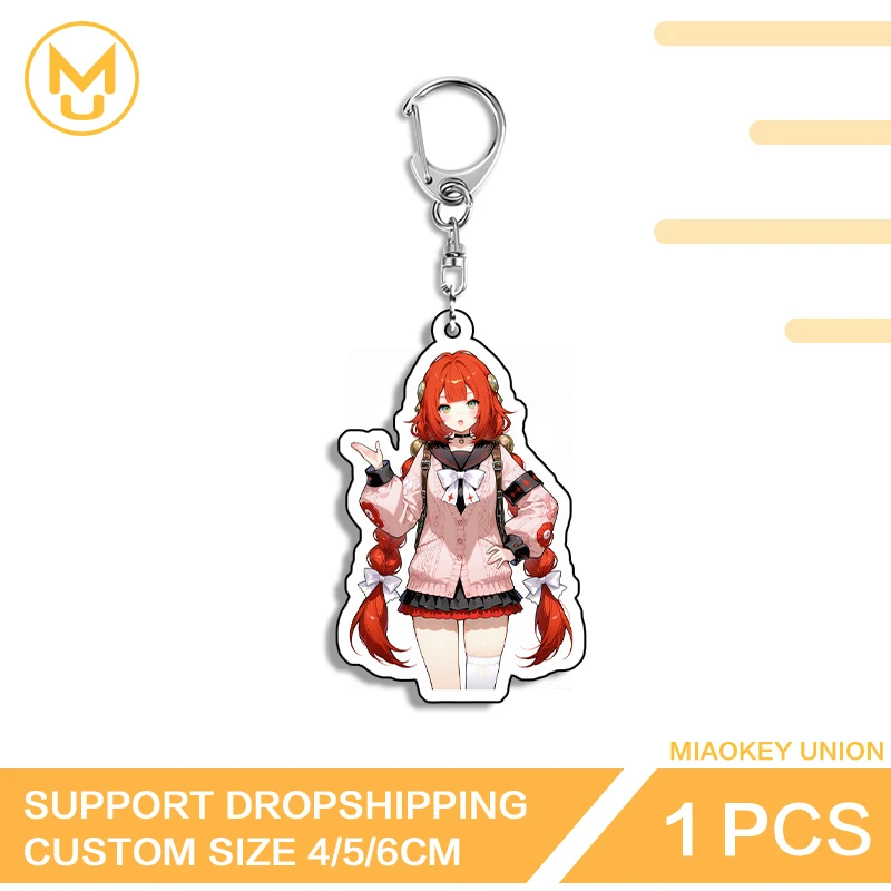 Zenless Zone Zero Kawaii Waifu Gamelover Enchanting Lively Acrylic Keyring Transparent Suitable For Animelover Gamelover