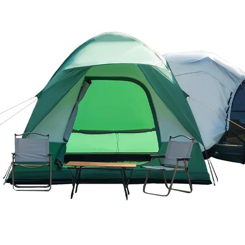 For 6 Person Factory Outlet Camping Trailer Tent Double Layer Car Rear Tent Large Family Car Tent