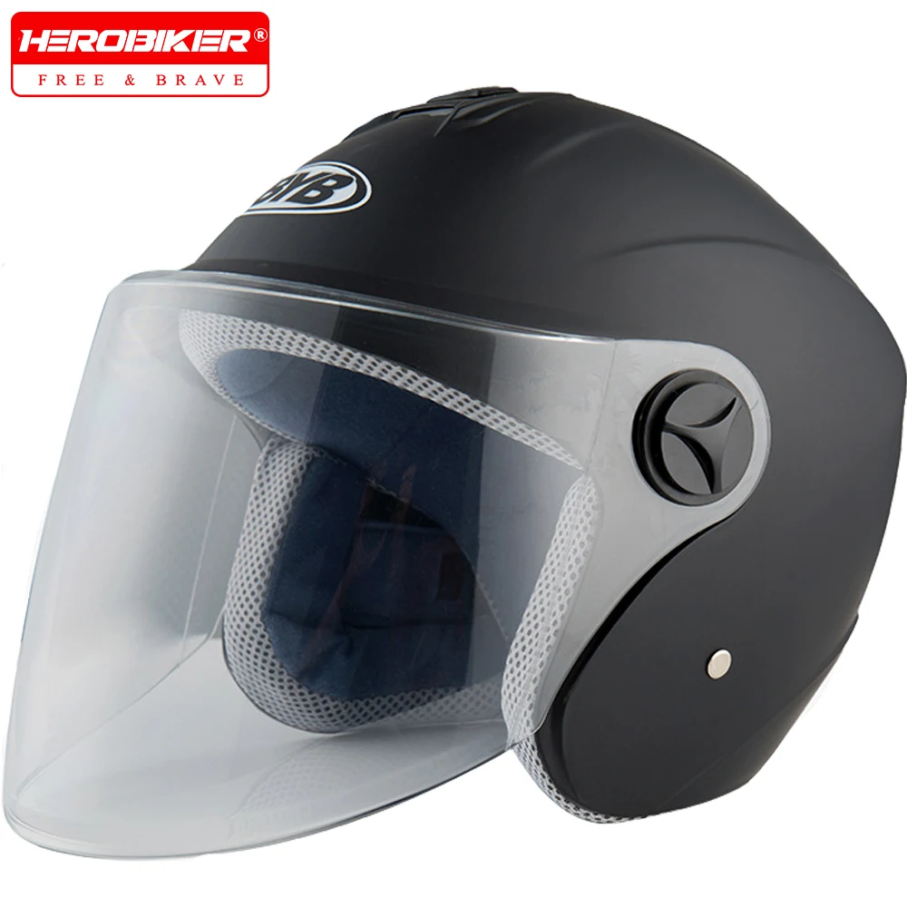 

Motorcycle Helmet Electric Vehicle Helmet Sunblock Anti-fog Helmet Four Seasons Unisex Breathable Helmet Motorcycles Accessories