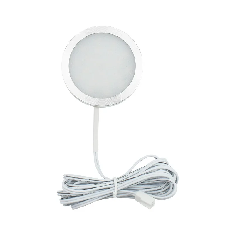 

1pc 12v 3w 5w Thin LED Cabinet Light Spotlight Ceilling Bulb Puck Light Room Light Kitchen Closet Display 3000K 4000K 6000K