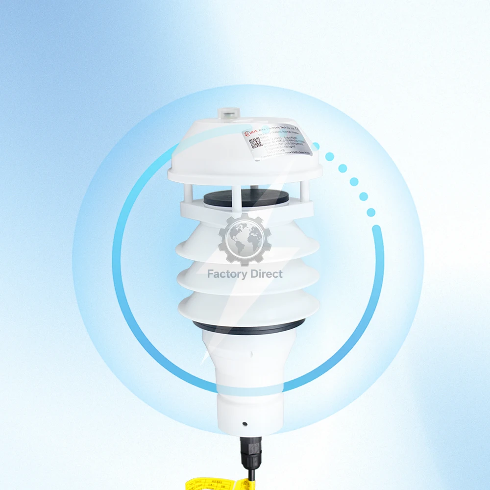 

All in One Integrated Precision Agricultural Agriculture PV ASA Plastic Weather Station with Rs485 Module Type Output RK900-12