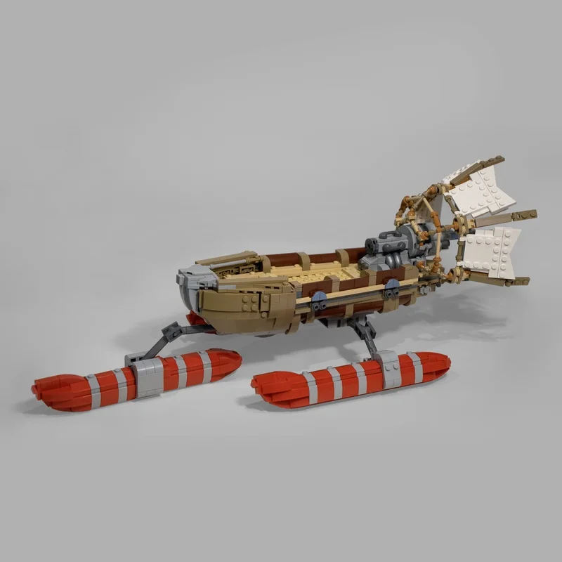 1290pcs MOC Fisherman S Speedboat Gamesed Model Building Christmas Gift Blocks Toys Architecture Assemble Idea Education Brick #6