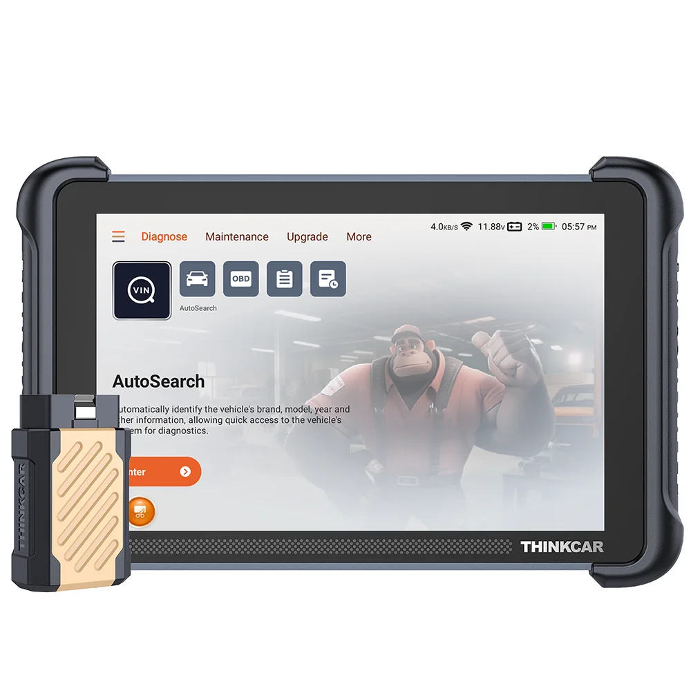 

THINKCAR THINKSCAN 689BT Professional Car Diagnostic Tool CANFD DOIP Bi-directional ECU Coding 34 Reset Full System Obd2 Scanner