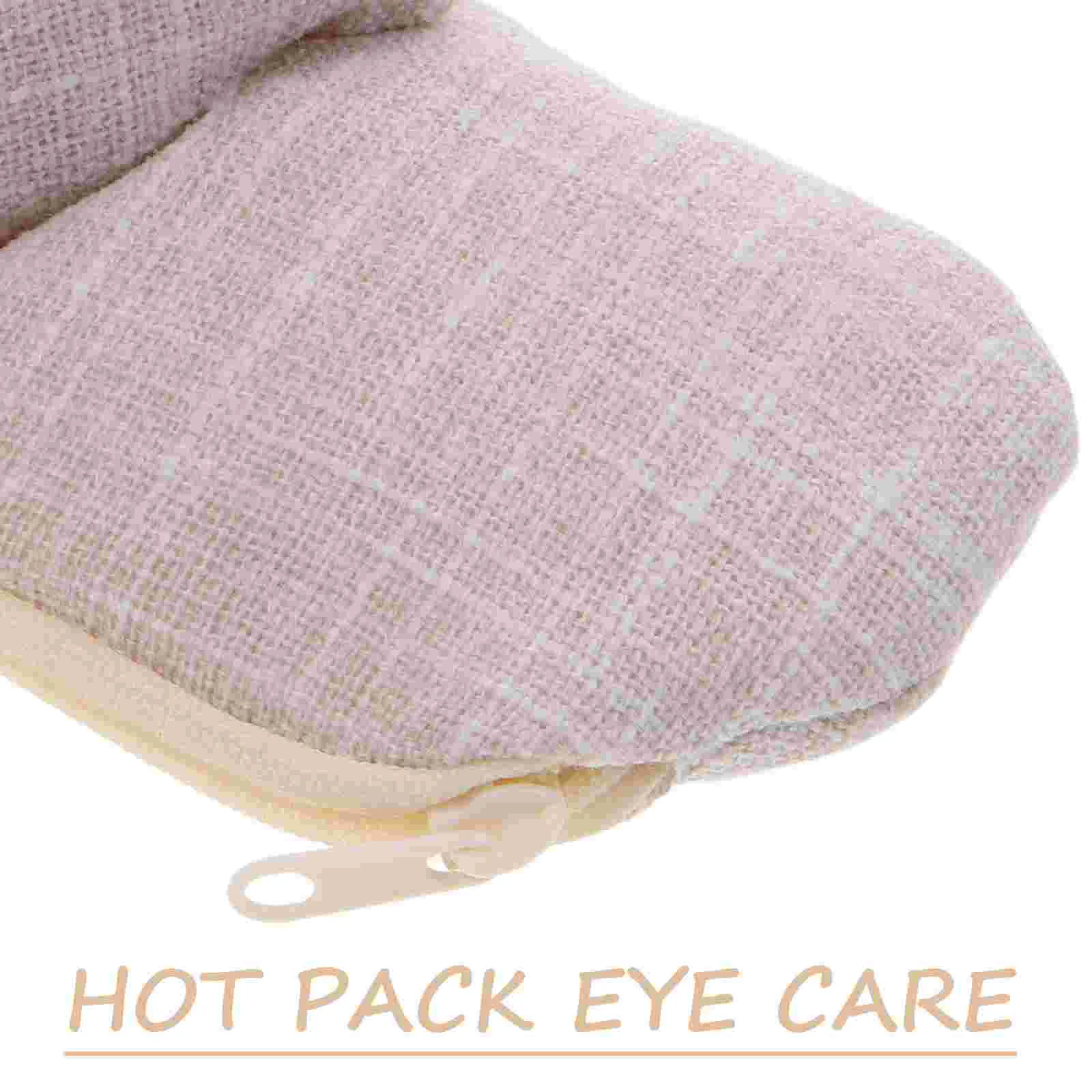 Rose Salt Hot Compress Eye Mask Heat Patch Patches Packets Micro-wave Oven Tool for Sleeping Relief Travel Facial