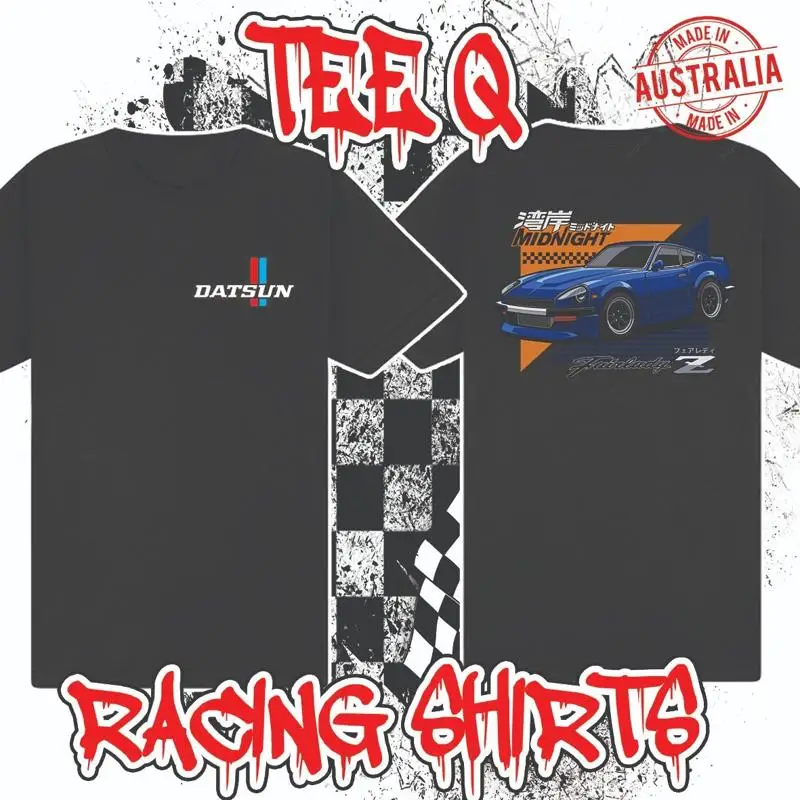 Черная футболка Datsun Fairlady Z Midnight 100, хлопок, 240 д, 260 дц, 280 д, 300 дкс Черная футболка Datsun Fairlady Z Midnight 100, хлопок, 240 д, 260 дц, 280 д, 300 дкс
