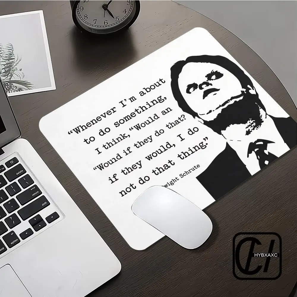 Dwight Schrute Funny Quote Mouse Pad Small Size Gaming Mouse Pad Gamer Company Keyboard Mouse Mat Carpet Computer Desk Mat XAXC