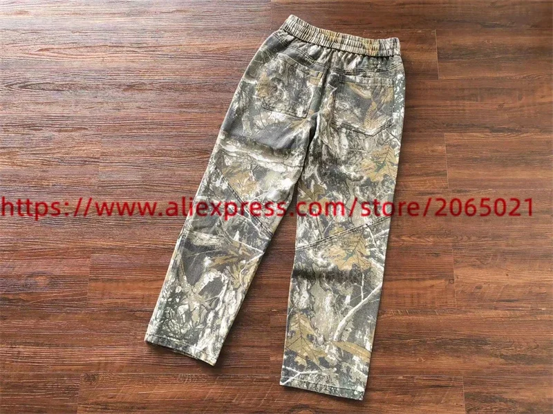 Saint Leaf-pantalones de camuflaje para hombre y mujer, ropa de calle funcional, pantalones de chándal con cordón, función táctica