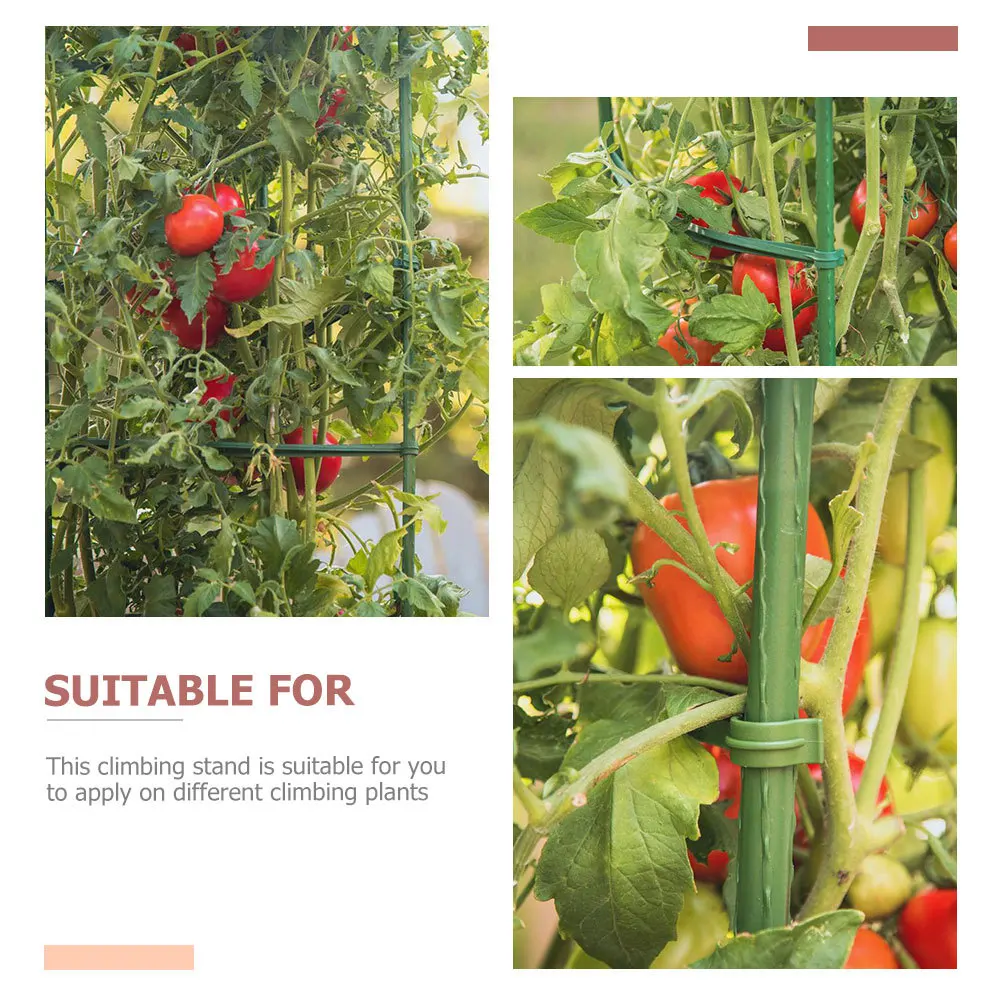

10pcs Plant Climbing Stand Premium Pp Material Garden Trellis For Climbing Plants Outdoor Support Rack Plastic Plant Trellis