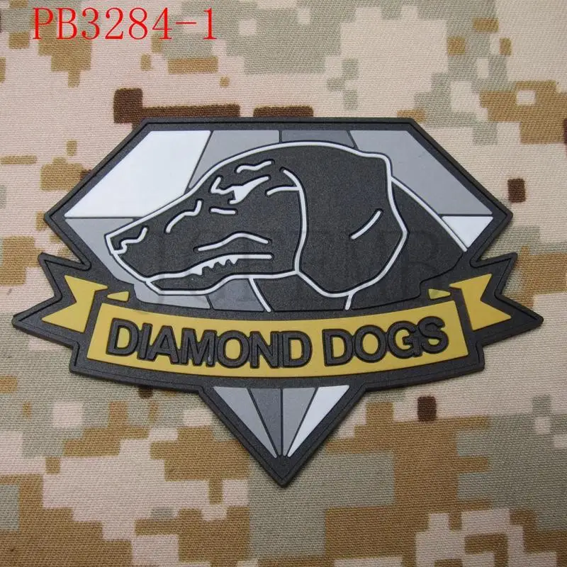 MGS DIAMOND DOGS Morale Tactics 3D PVC Patch