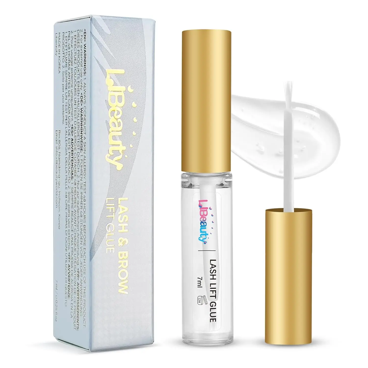 Libeauty 7ML Starker Wimpernlift-Kleber für Wimpernlifting und -wimpernkräuseln, Wimpernperm-Klebstoff, Gesundheits-Make-up-Tool