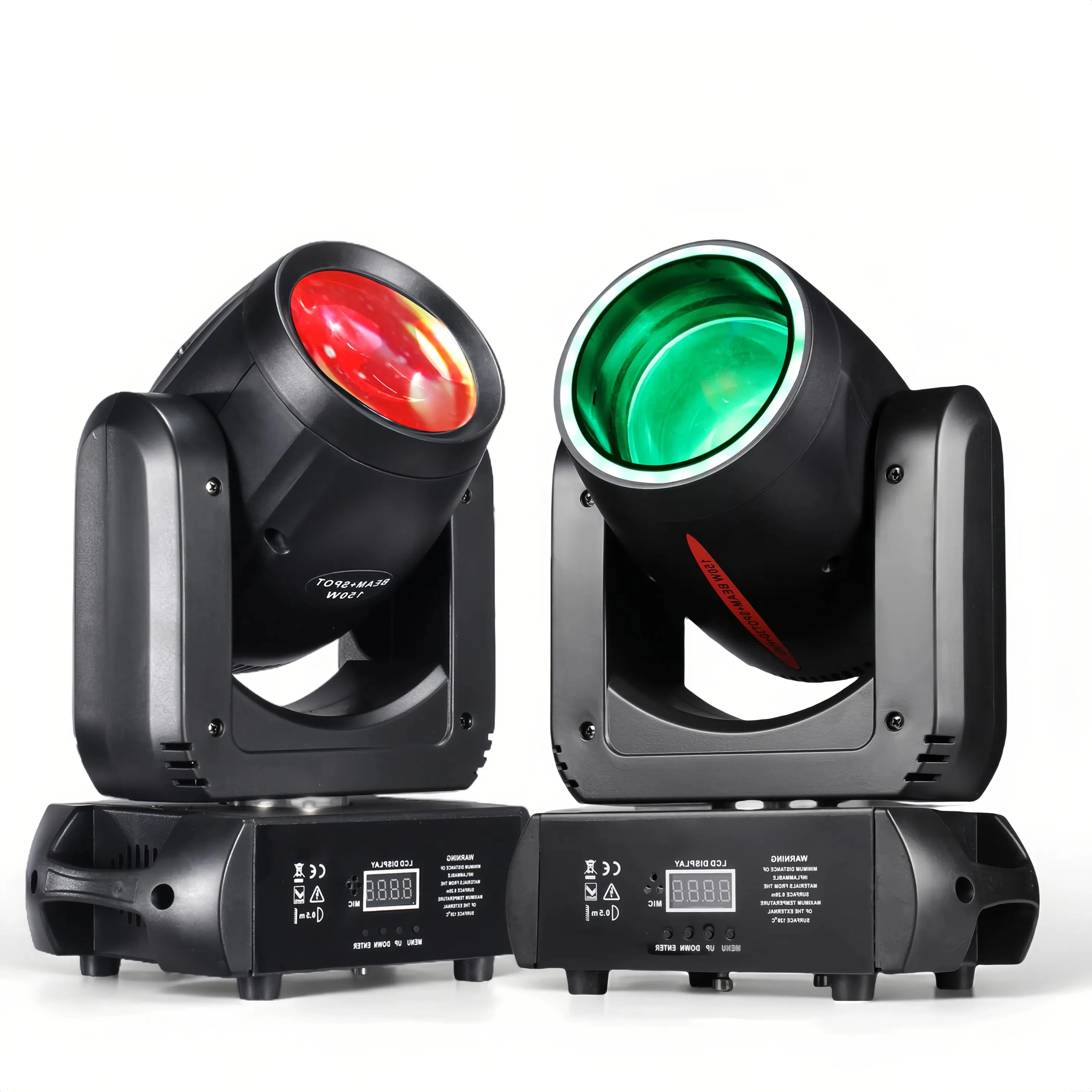 Mini 180W LED Mobile Head Light Beam + Spot +18 Rotary Prism Dj Dmx Stage Light Effects180W 3D Moving Head Light Disco Dj Bar