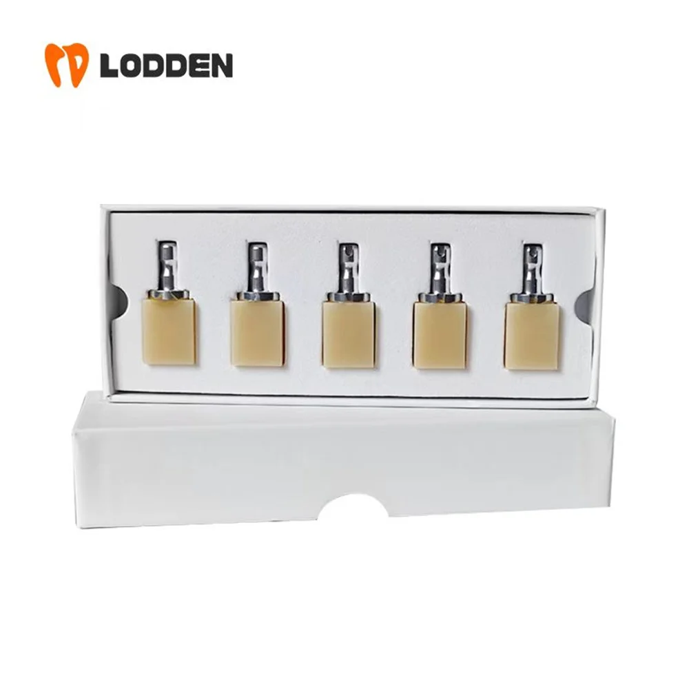 LODDEN 5PCS Sirona C14 PMMA Block Dental Laboratory Resin Block For CAD CAM CEREC Dental Supplies Dentist Material Vita 16 Color